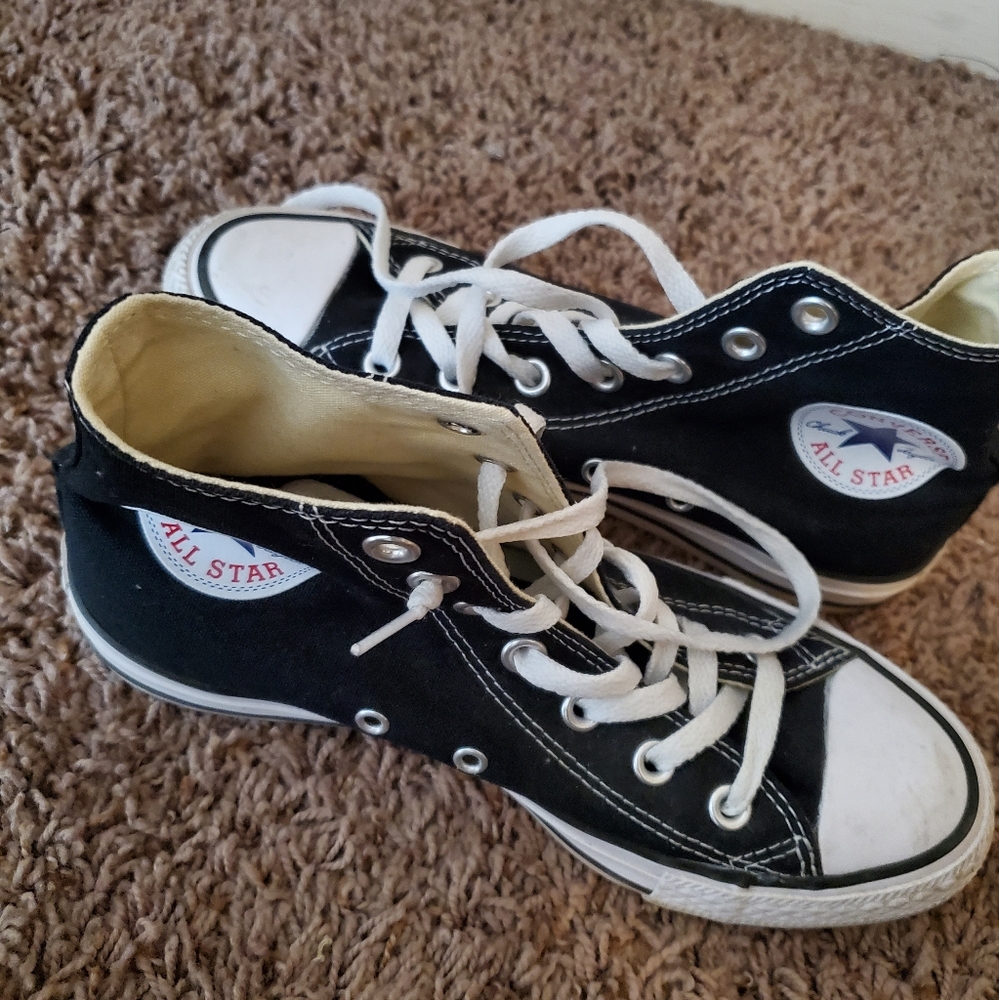 Slightly worn converse